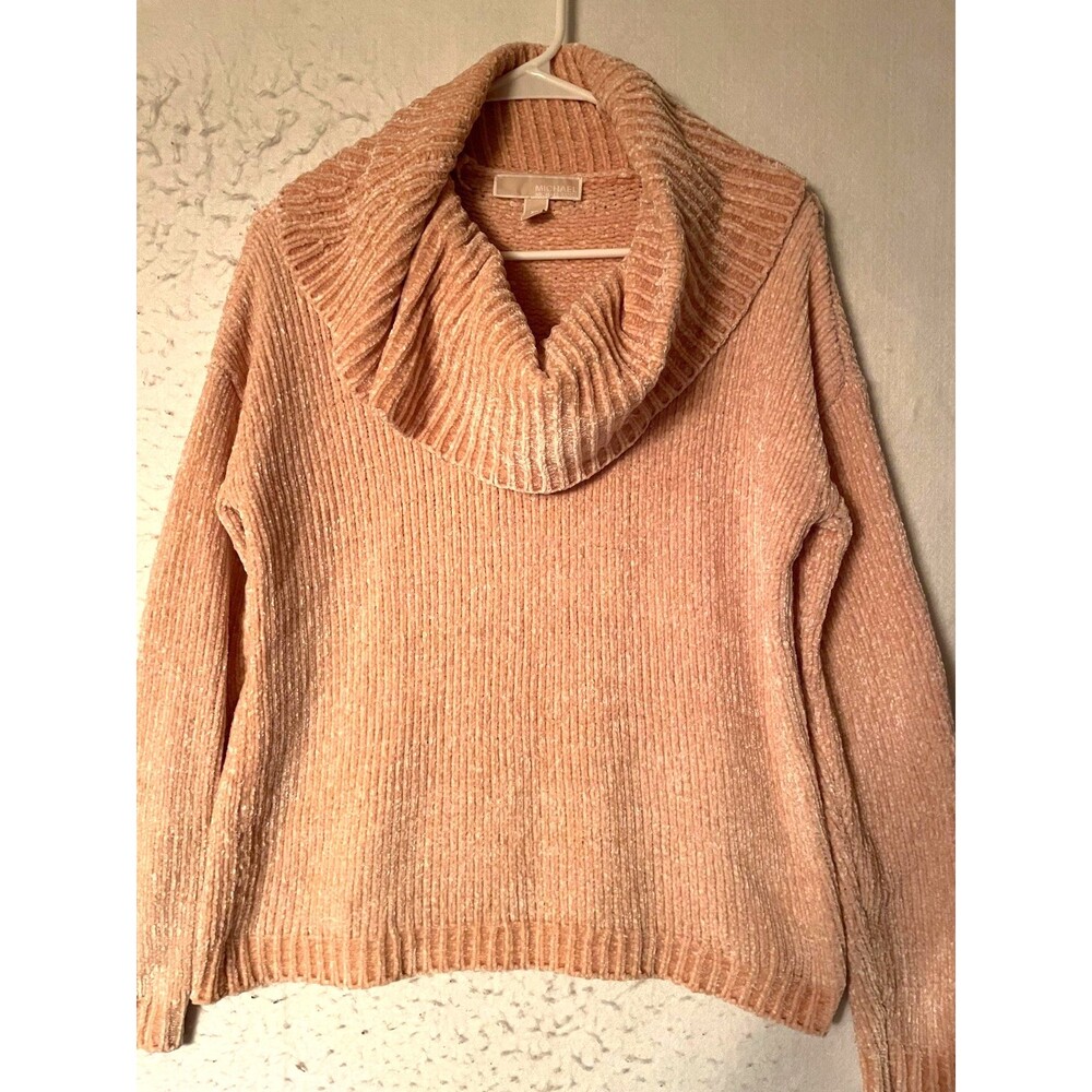 Michael Michael Kors Womens XS Cowl neck Sweater Soft Chunky Warm Oversized